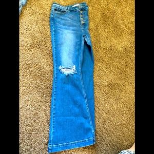 KanCan Flare Button Fly Jeans